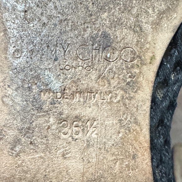 Jimmy Choo Black Mesh Flats - Picture 11 of 11